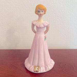 Enesco Growing Up Birthday Girls Figurine Age 13